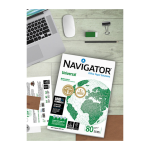 Papel A4 Navigator 80g – detalhe resma 500 folhas
