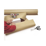 Papel kraft natural RAJA em rolo – aplicação em embalagem de produto